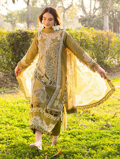 Parishay | Shangrila Luxury Lawn | SHR - 04-Brand:Parishay-Type:Ladies Clothes-Mehndi-Lawn-House of Maryam- Buy in UK, USA