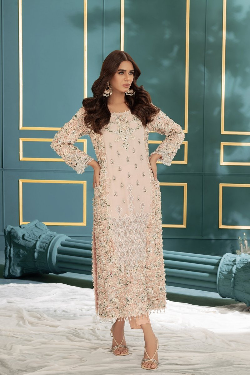 Panache | Pret | Pastel Glam -  Panache By Mona  - Original Designer Dress - House of Maryam