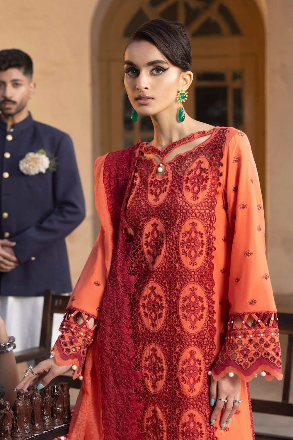 Ittehad | Embroidered Lawn | I-18 by Ittehad - House of Maryam