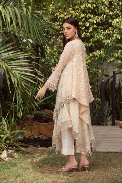 Panache | Pret | Peach & Chãœk -  Panache By Mona  - Original Designer Dress - House of Maryam