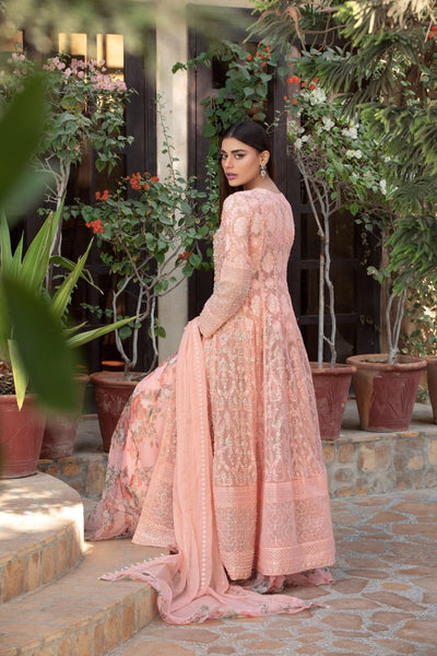 Panache | Pret | Peachy Blossom -  Panache By Mona  - Original Designer Dress - House of Maryam