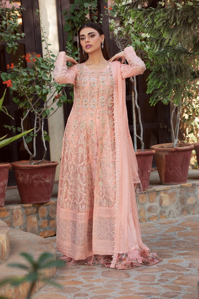 Panache | Pret | Peachy Blossom -  Panache By Mona  - Original Designer Dress - House of Maryam