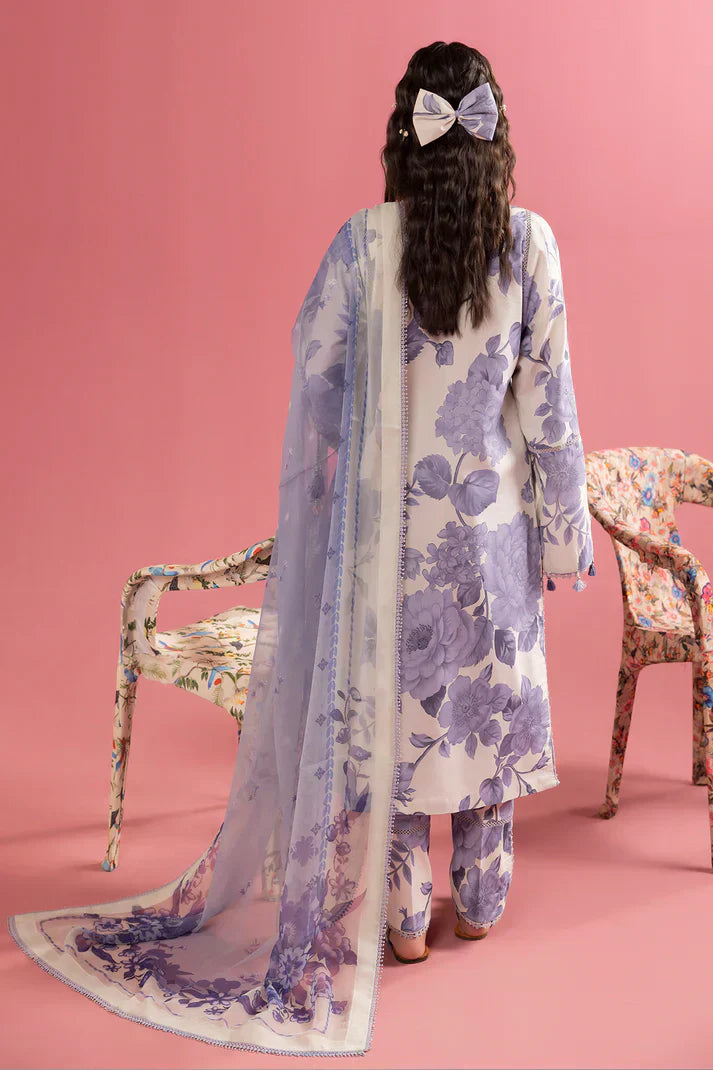 Alizeh | Sheen Lawn Prints 24 | Pearl Mist -  Alizeh Luxury - Original Designer Dress - House of Maryam