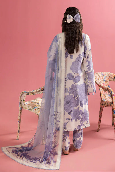 Alizeh | Sheen Lawn Prints 24 | Pearl Mist -  Alizeh Luxury - Original Designer Dress - House of Maryam