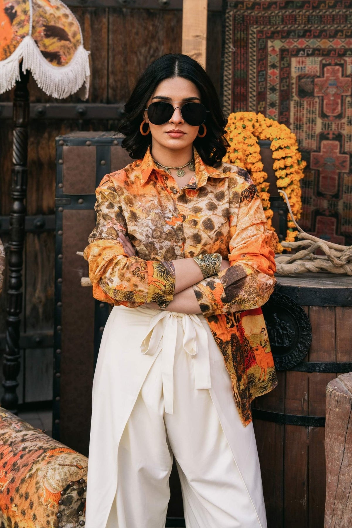 Fahad Hussayn | Lawn Banger | Pichola -  Fahad Hussayn Ladies Clothes - Original Designer Dress - House of Maryam