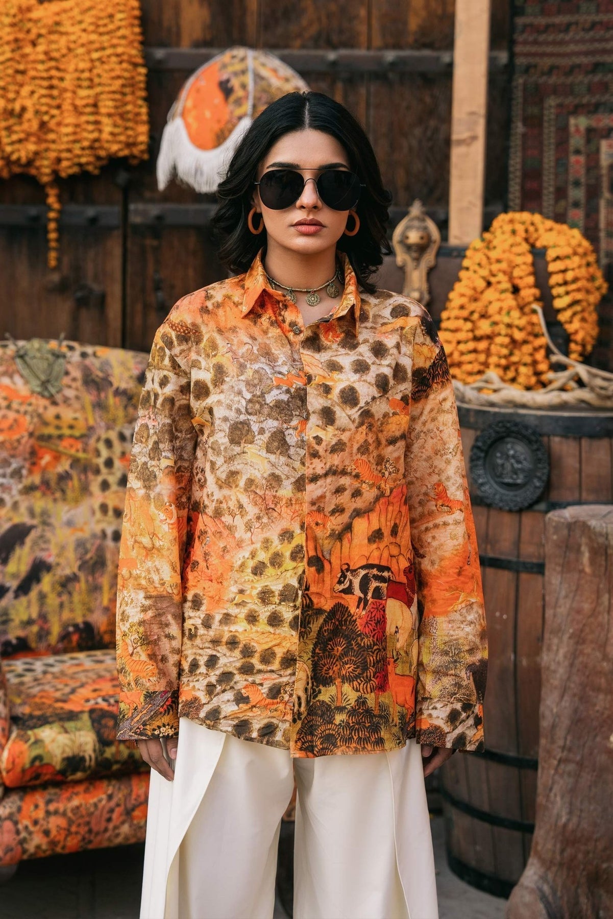 Fahad Hussayn | Lawn Banger | Pichola -  Fahad Hussayn Ladies Clothes - Original Designer Dress - House of Maryam