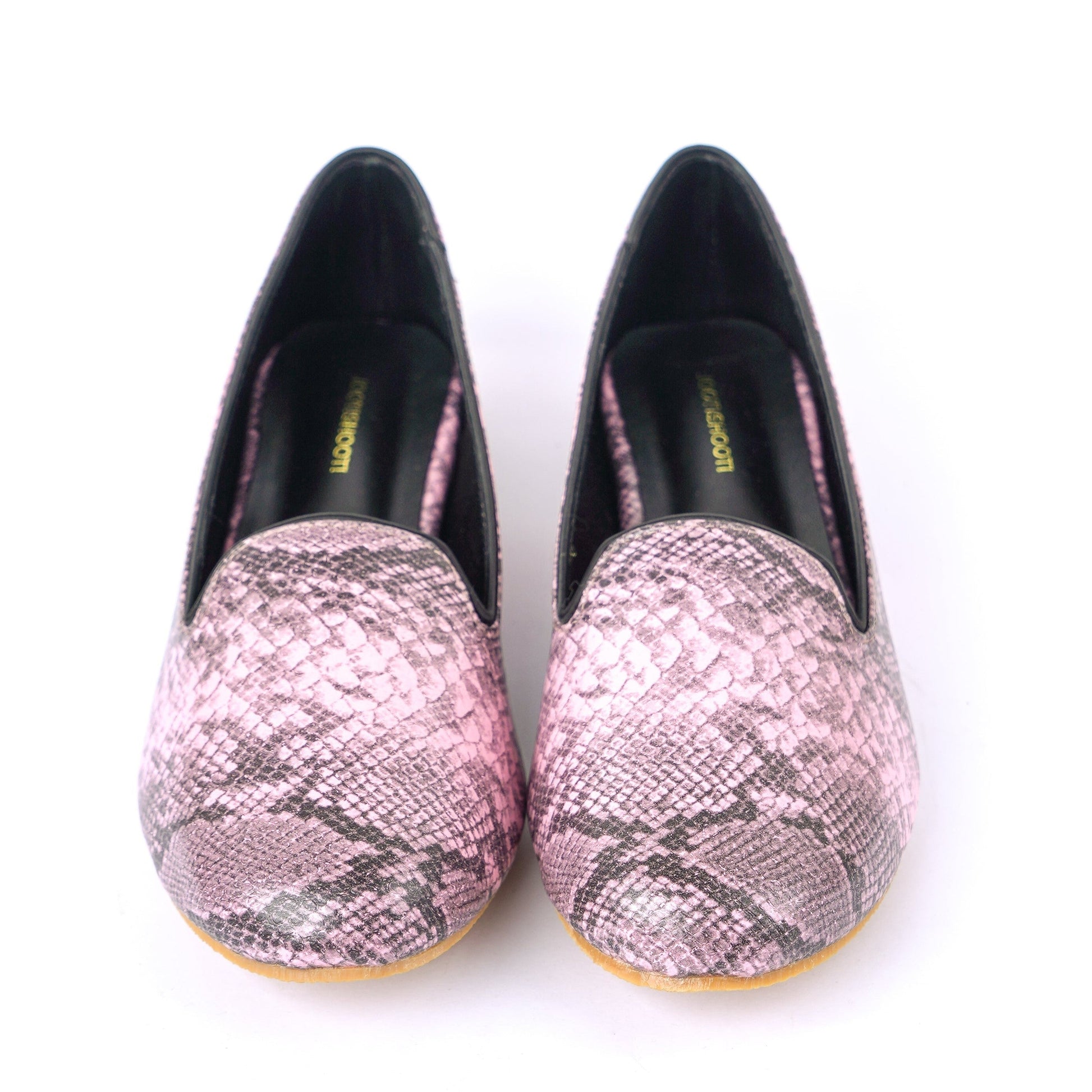 Pink Textured Loafers by Designer House of Maryam - House of Maryam - Pakistani Designer Ethnic Wear in {{ shop.shopifyCountryName }}