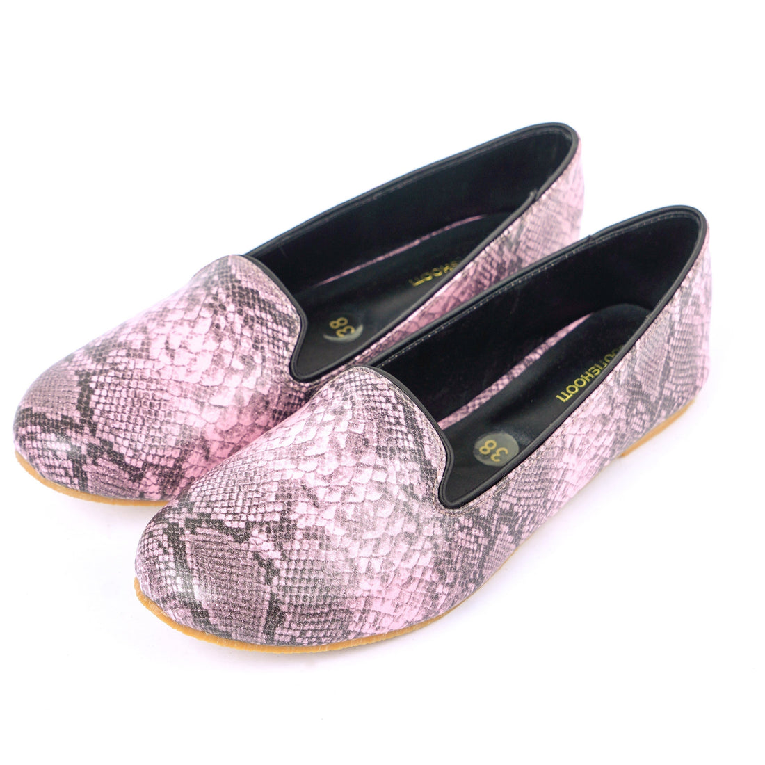 Pink Textured Loafers by Designer House of Maryam - House of Maryam - Pakistani Designer Ethnic Wear in {{ shop.shopifyCountryName }}