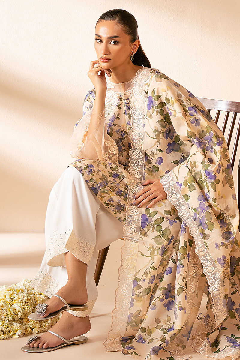 Cross Stitch | Exclusive Pret | Forest Muse-2PC (Shirt & Dupatta)-3