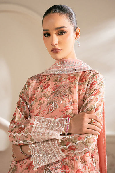 Cross Stitch | Luxe Atelier 25 | CORAL PUNCH -  Cross Stitch Ladies Clothes - Original Designer Dress - House of Maryam