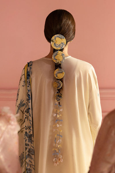 Cross Stitch | Premium Lawn 25 | BLUE ALLURE -  Cross Stitch Ladies Clothes - Original Designer Dress - House of Maryam