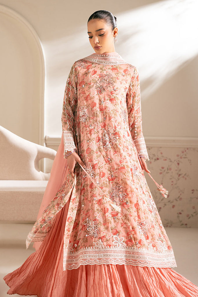 Cross Stitch | Luxe Atelier 25 | CORAL PUNCH -  Cross Stitch Ladies Clothes - Original Designer Dress - House of Maryam