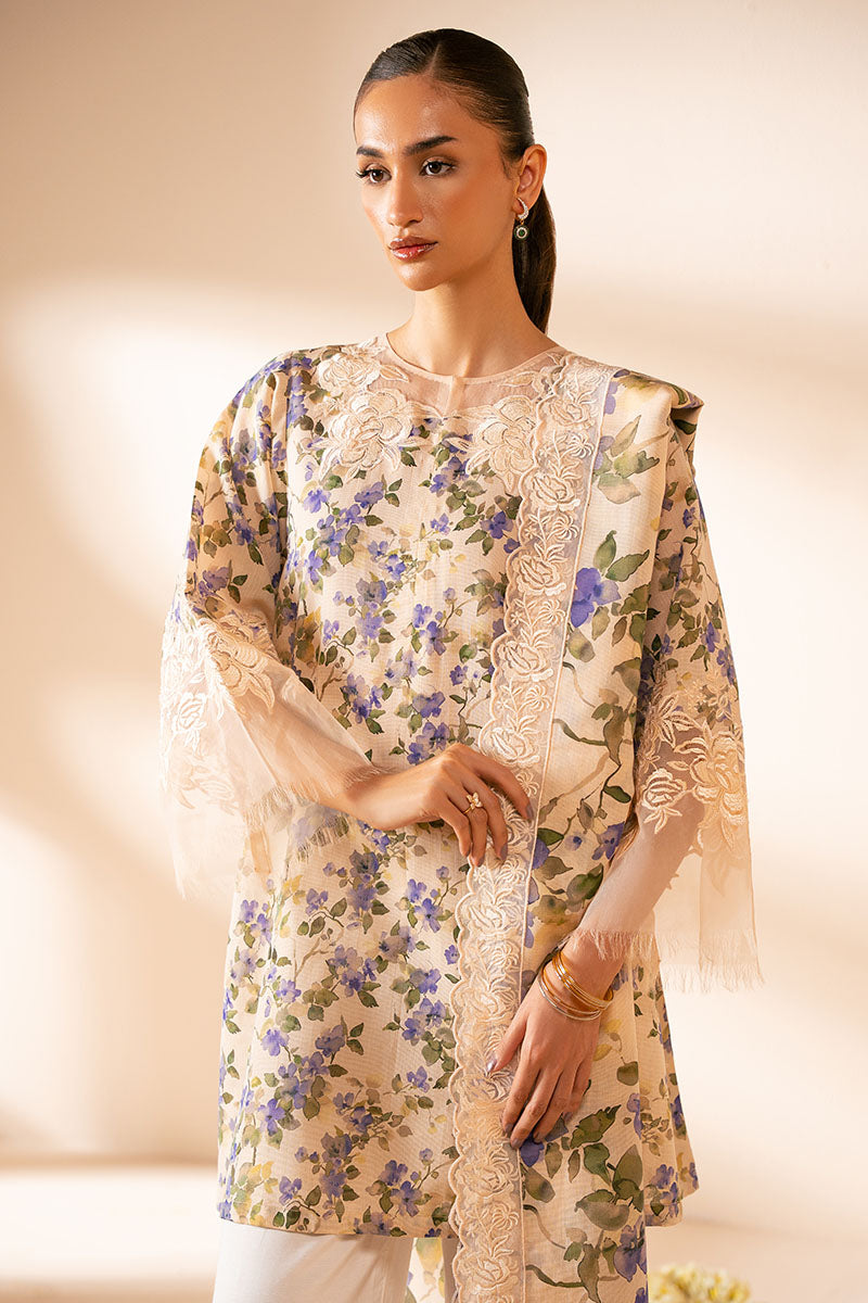 Cross Stitch | Exclusive Pret | Forest Muse-2PC (Shirt & Dupatta)-5