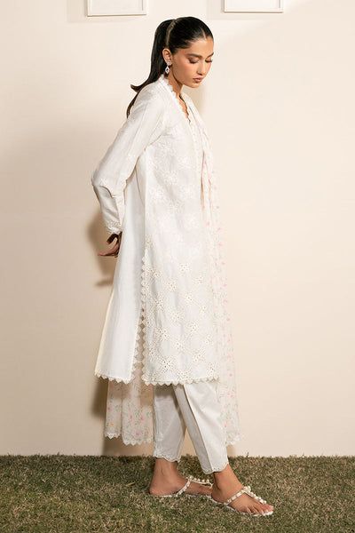Cross Stitch | Mahiri Lawn 25 | IVORY GLINT -  Cross Stitch Ladies Clothes - Original Designer Dress - House of Maryam