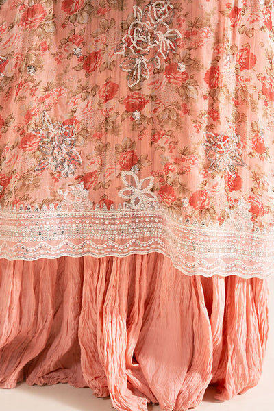 Cross Stitch | Luxe Atelier 25 | CORAL PUNCH -  Cross Stitch Ladies Clothes - Original Designer Dress - House of Maryam