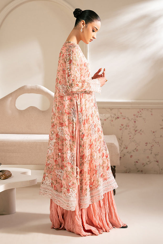 Cross Stitch | Luxe Atelier 25 | CORAL PUNCH -  Cross Stitch Ladies Clothes - Original Designer Dress - House of Maryam