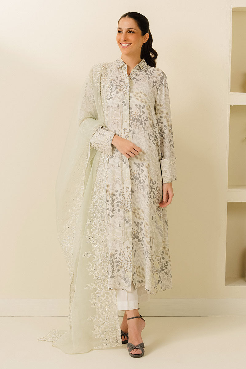 Cross Stitch | Exclusive Pret | Summer Glory-2PC (Shirt & Dupatta)-1