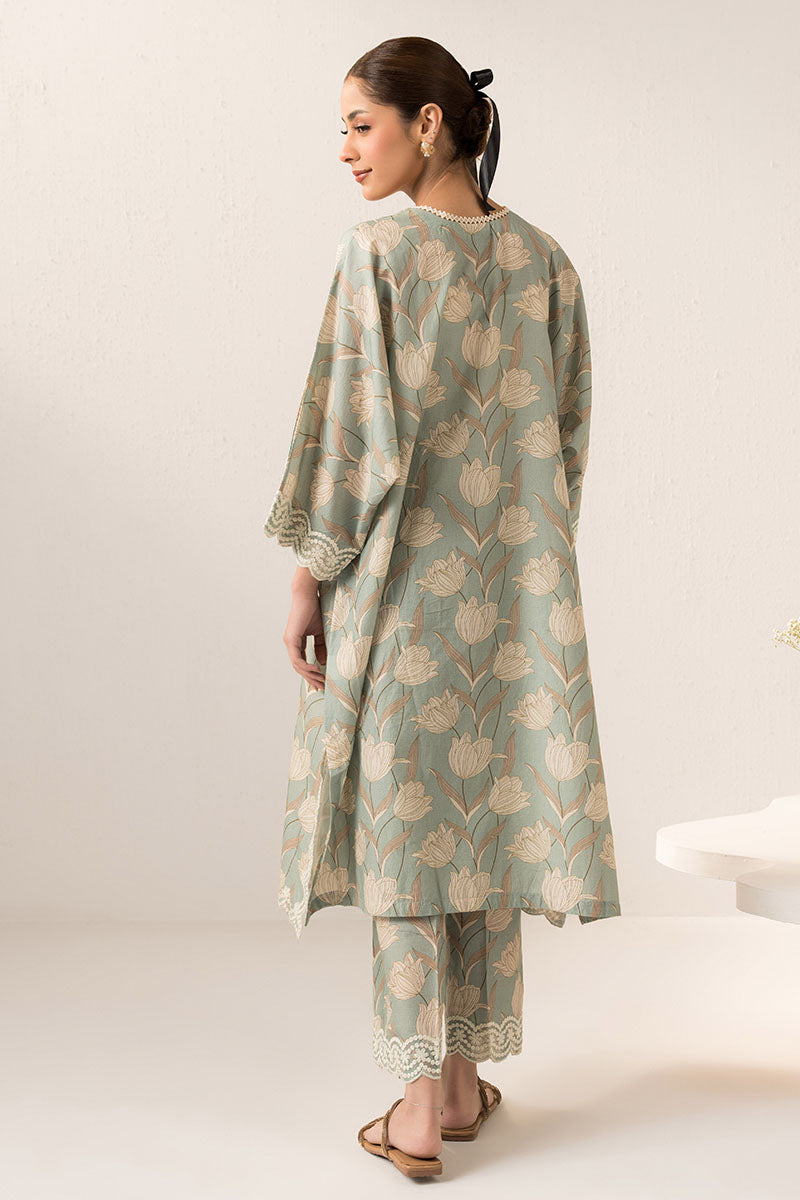 Cross Stitch | Exclusive Pret | Gray Mist -2 PC (Shirt & Trouser)-6