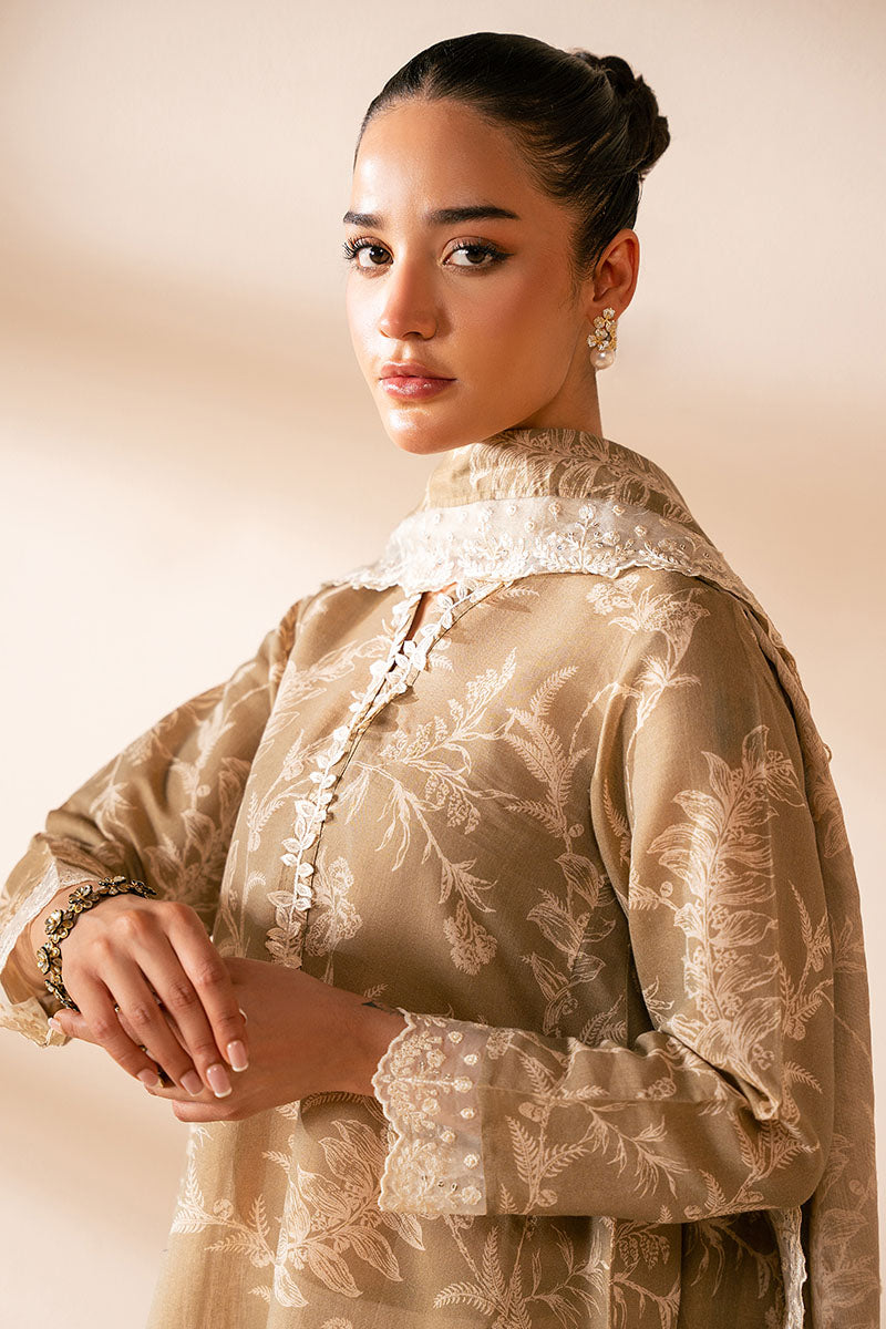 Cross Stitch | Exclusive Pret | Smoke Green-2PC (Shirt & Dupatta), image 5