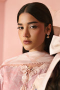 Cross Stitch | Premium Lawn 25 | FLORAL TIE -  Cross Stitch Ladies Clothes -  House of Maryam