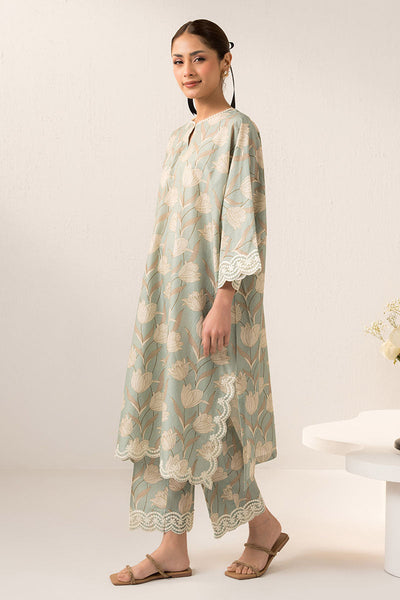 Cross Stitch | Exclusive Pret | Gray Mist -2 PC (Shirt & Trouser)