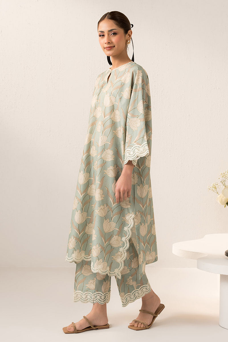 Cross Stitch | Exclusive Pret | Gray Mist -2 PC (Shirt & Trouser)-5
