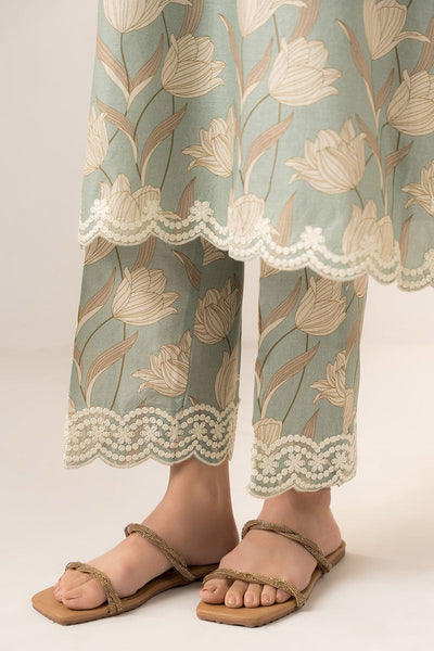 Cross Stitch | Exclusive Pret | Gray Mist -2 PC (Shirt & Trouser)