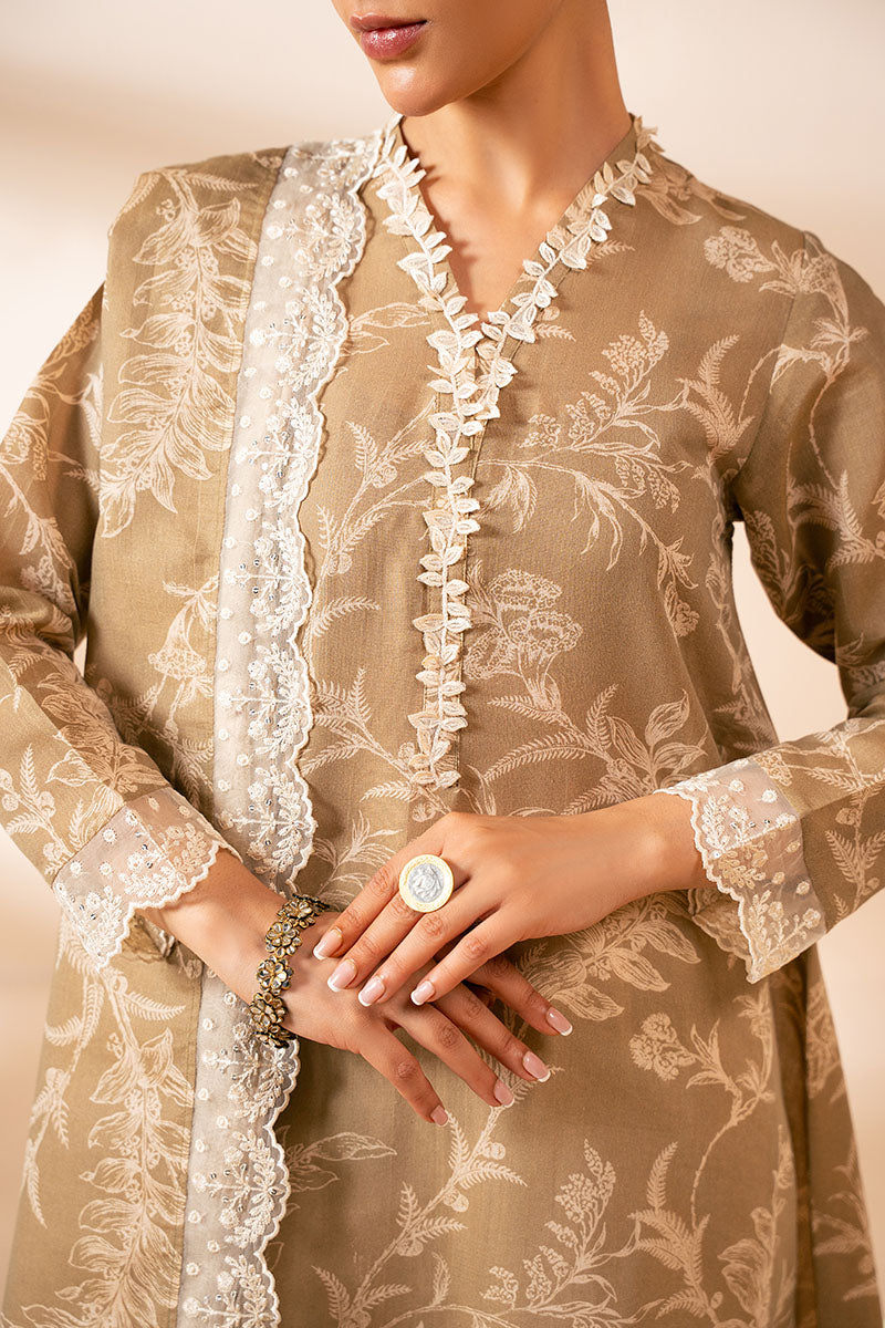 Cross Stitch | Exclusive Pret | Smoke Green-2PC (Shirt & Dupatta), image 3