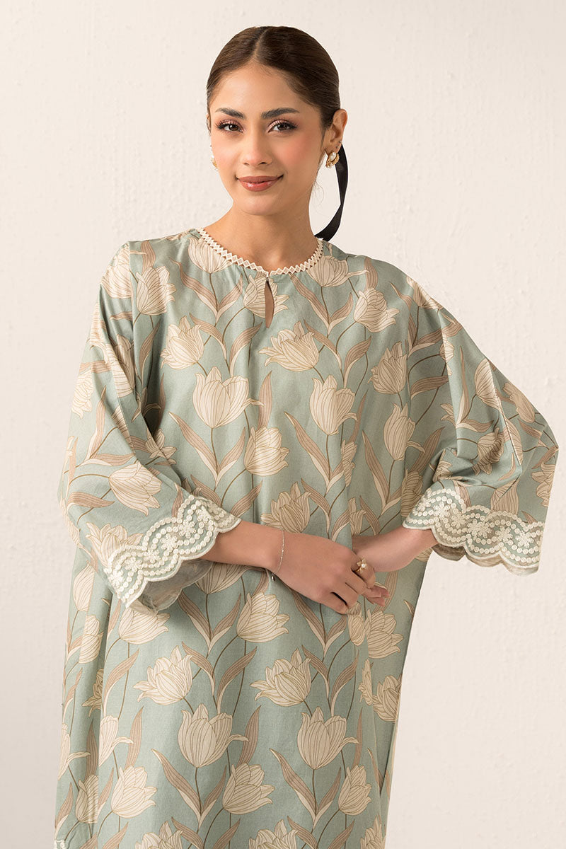 Cross Stitch | Exclusive Pret | Gray Mist -2 PC (Shirt & Trouser)-4