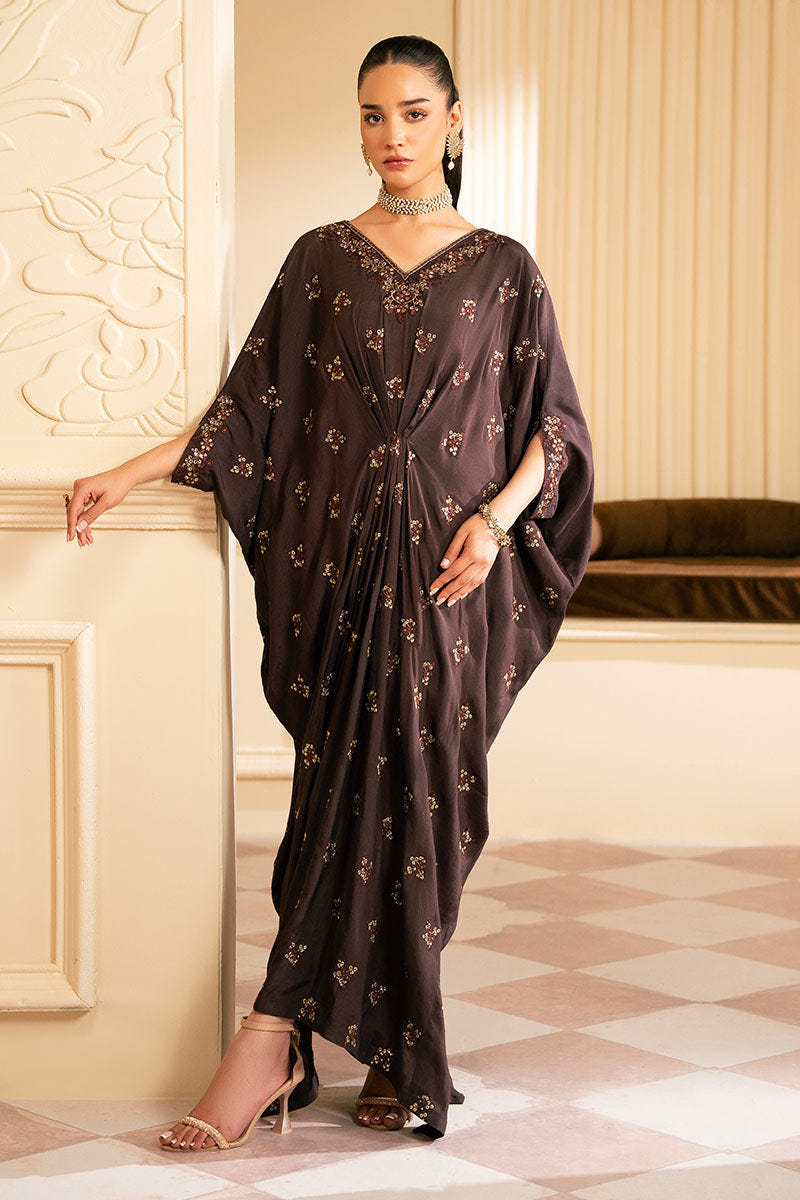 Cross Stitch | Luxury Pret | Mystic Ceder Embroidered Silk Shirt