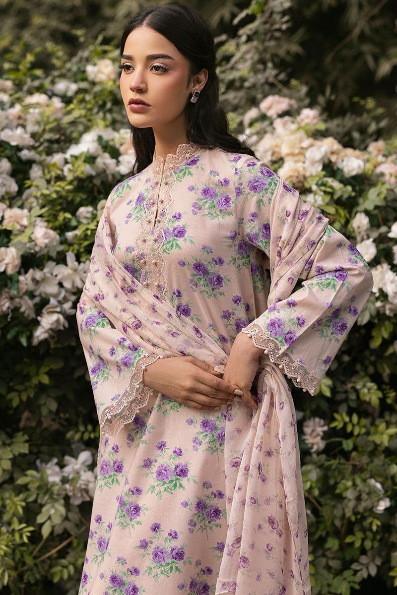 Cross Stitch | Premium Lawn 25 | ROSY AFFAIR -  Cross Stitch Ladies Clothes - Original Designer Dress - House of Maryam