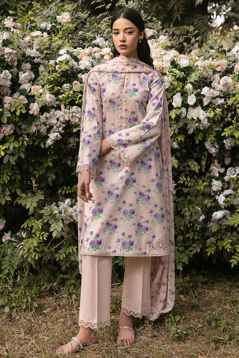 Cross Stitch | Premium Lawn 25 | ROSY AFFAIR -  Cross Stitch Ladies Clothes - Original Designer Dress - House of Maryam