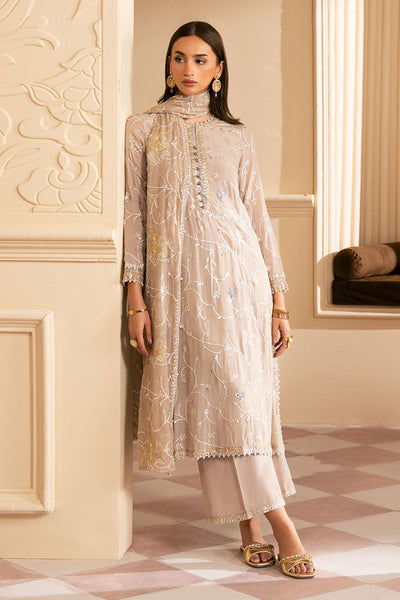Cross Stitch | Luxury Pret | Gold Muse-3PC (Shirt, Trouser & Dupatta)
