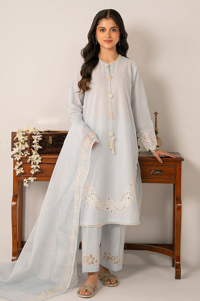 Cross Stitch | Exclusive Pret | Floret Glow-3 PC (Shirt, Dupatta & Trouser)