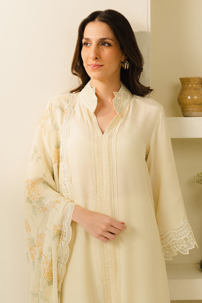Cross Stitch | Exclusive Pret | Lilly Luxe-2PC (Shirt & Dupatta)-7