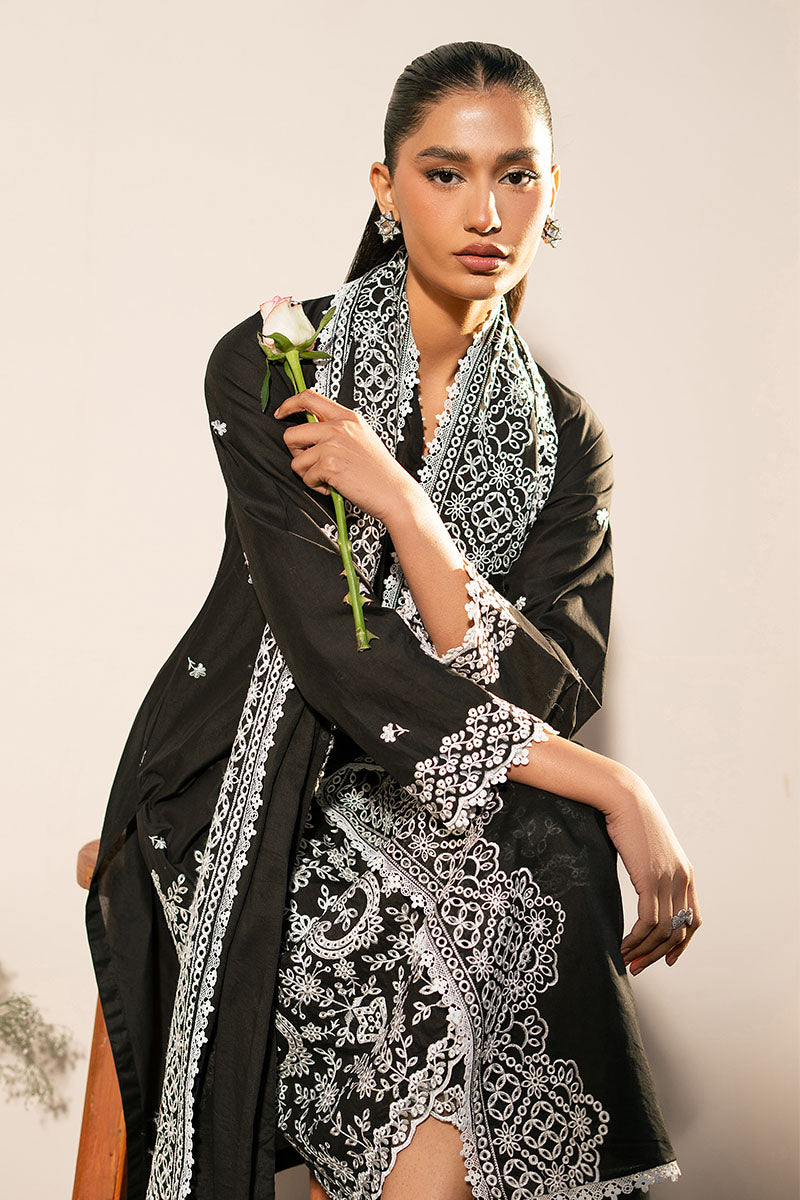 Cross Stitch | Mahiri Lawn 25 | RAVEN GRACE -  Cross Stitch Ladies Clothes - Original Designer Dress - House of Maryam