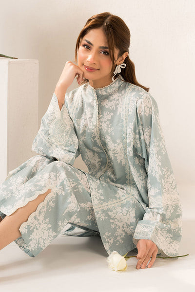 Cross Stitch | Exclusive Pret | Aquatic Maze -2 PC (Shirt & Trouser)