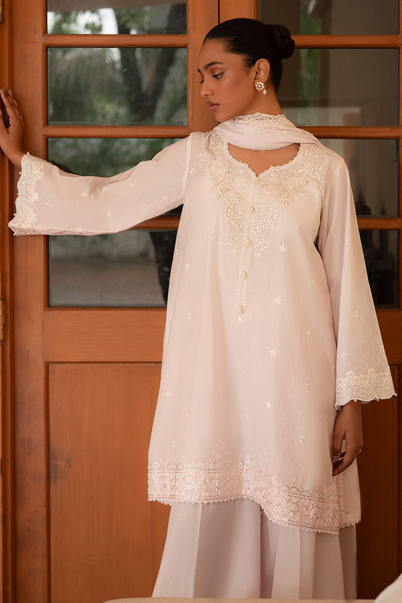 Cross Stitch | Mahiri Lawn 25 | CHERRY BLOSSOM -  Cross Stitch Ladies Clothes - Original Designer Dress - House of Maryam