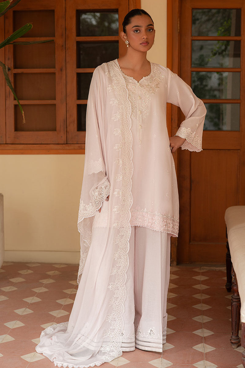 Cross Stitch | Mahiri Lawn 25 | CHERRY BLOSSOM -  Cross Stitch Ladies Clothes - Original Designer Dress - House of Maryam