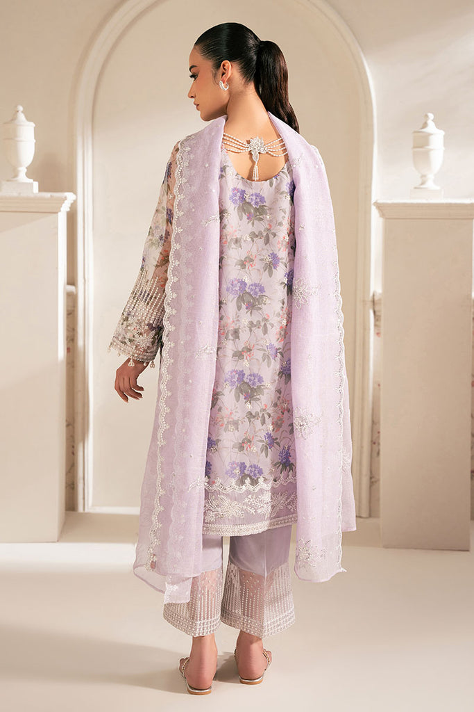 Cross Stitch | Luxe Atelier 25 | DUSTY LAVENDER -  Cross Stitch Ladies Clothes - Original Designer Dress - House of Maryam