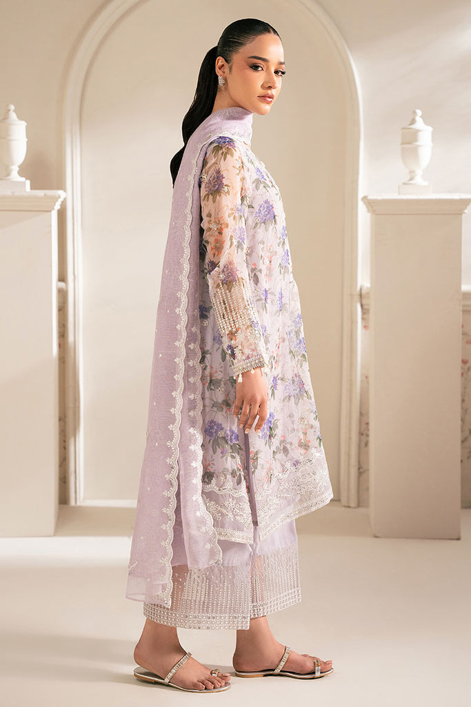 Cross Stitch | Luxe Atelier 25 | DUSTY LAVENDER -  Cross Stitch Ladies Clothes - Original Designer Dress - House of Maryam