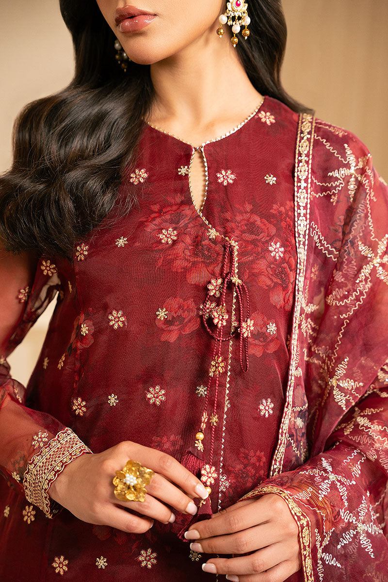Cross Stitch | Luxury Pret | Ruby Rush-2PC (Shirt & Dupatta)-3