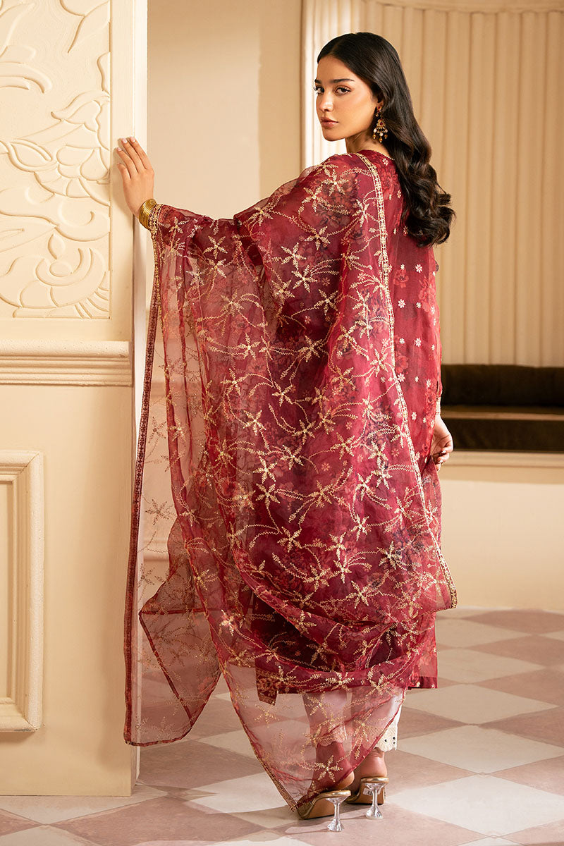 Cross Stitch | Luxury Pret | Ruby Rush-2PC (Shirt & Dupatta), image 6
