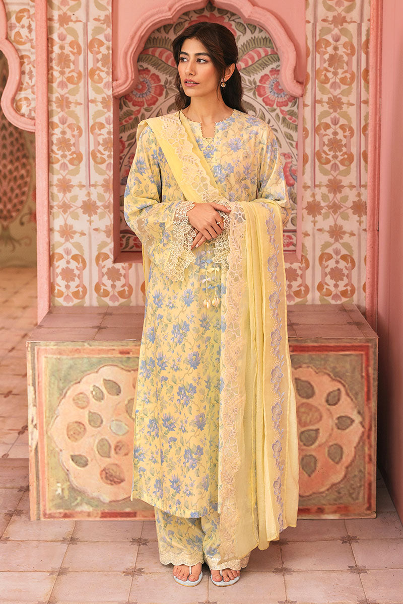 Cross Stitch | Premium Lawn 25 | SUNSHINE DREAM -  Cross Stitch Ladies Clothes - Original Designer Dress - House of Maryam