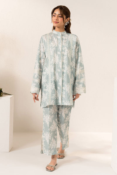 Cross Stitch | Exclusive Pret | Aquatic Maze -2 PC (Shirt & Trouser)