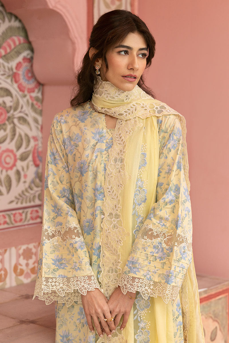Cross Stitch | Premium Lawn 25 | SUNSHINE DREAM -  Cross Stitch Ladies Clothes - Original Designer Dress - House of Maryam