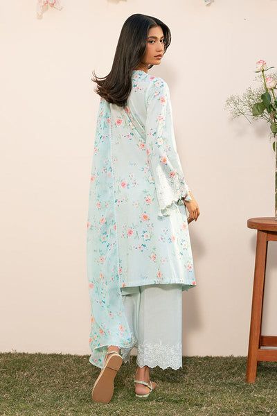 Cross Stitch | Mahiri Lawn 25 | AQUA DEW -  Maria B Ladies Clothes - Original Designer Dress - House of Maryam