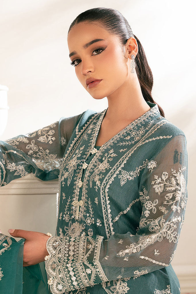 Cross Stitch | Luxe Atelier 25 | NORTH SEA -  Cross Stitch Ladies Clothes - Original Designer Dress - House of Maryam