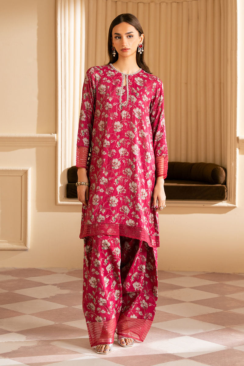 Cross Stitch | Luxury Pret | Dazzling Haze-3PC (Shirt, Trouser & Dupatta)