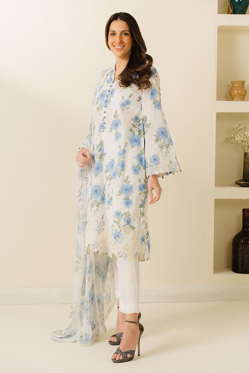 Cross Stitch | Exclusive Pret | Garden Glam-2PC (Shirt & Dupatta), image 4